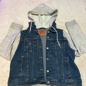 Levi's Jacket with Gray Sleeves